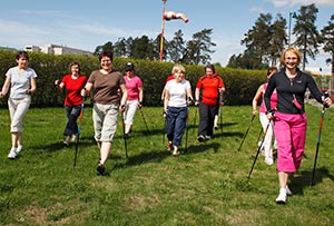 Sauvakvely on suosittua Oulun yliopistosairaalan henkilstn keskuudessa. Foto: ALEKSI MAKKONEN